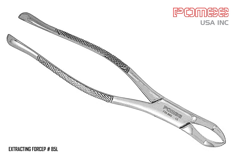 House Brand 705-880 Pomee 1st & 2nd Molar Extracting Dental Forceps #85L House Brand 705-880 Pomee 1st & 2nd Molar Extracting Dental Forceps #85L